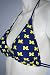 University of Michigan Wolverines Womens String Halter Bikini Top - Spring Breaker (Top)