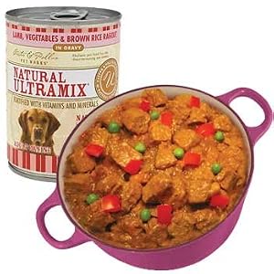 Castor and Pollux Natural Ultramix Adult Lamb, Vegetables and Brown Rice Canine Formula in Gravy Canned Food