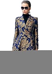 V-neck Long Sleeves Jacquard Vintage Winter  Dress