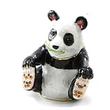 Coffret � Bijoux  Ma�tre Panda  noir blanc