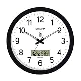 Sharp 14 Inch Atomic Wall Clock