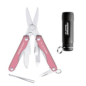 Leatherman Pink Squirt S4 Pocket Multitool and Monarch 200 Pocket Multitool Flashlight... by Leatherman