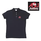 Arkansas State Indians NCAA Classic Pique Polo Shirt for Women (Black)