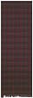 Durable Flat Weave 100% Cotton Colorful Green and Red Plaid Table Runners 12x72 Inches Set of Two