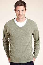 XXXL Cashmilon V Neck Jumper