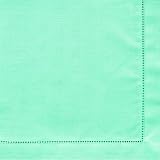 Aqua Hemstitch Napkin