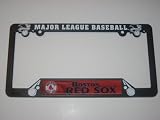 Boston Red Sox Black Plastic License Plate Frame