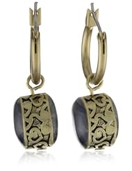 Kenneth Cole New York Abalone Small Hoop Earrings