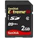 Electronics : SanDisk 2GB Extreme III SD Memory Card (SDSDX3-002G, Bulk Package)