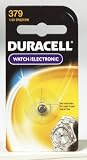 Duracell D379BPK Watch / Electronics Battery, 1.5 Volt Silver Oxide Duracell D379BPK Watch / Electronics Battery, 1.5 Volt Silver Oxide