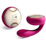 LELO Ida The World's First Rotating and Vibrating Remote-Controlled Couples' Vibrator, Cerise
