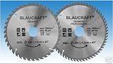 BlauKraft Kreissaegeblaetter 200mm (Zwei Stueck)