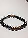 Zombie Slayer: Tiger's Eye, Obsidian, Tourmaline & Hematite Beaded Gemstone Stretch Bracelet