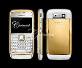 24k Gold Nokia E71 White Luxury Mobile Phone
