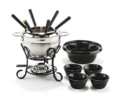 Trudeau Century 15-Piece Stainless-Steel 42-Ounce Fondue Set