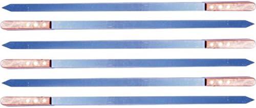 Kebab Skewers 24 Inch BBQ Skewers For kabob Shish Kebob BBQ Stainless Steel Set of 6