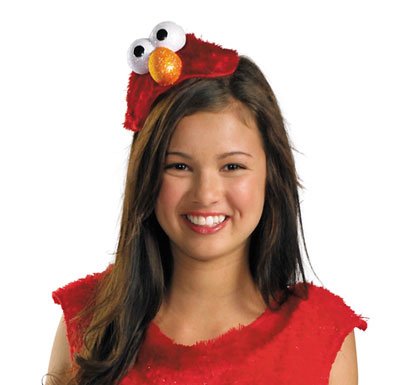 Elmo Headband (As Shown;One Size)