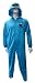 Sesame Street Cookie Monster Onesie Union Suit Pajamas With Hood