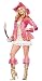Pink Pirate Girl Adult Sexy Halloween Costume Outfit - Dress Size 6-10 MEDIUM/LARGE
