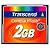 Transcend 2GB CF CARD (133X、 TYPE I ) TS2GCF133