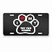 Toy Fox Terrier Dog Dogs Novelty Animal Metal License Plate Wall Sign Tag