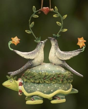 Patience Brewster Two Turtle Doves Ornament