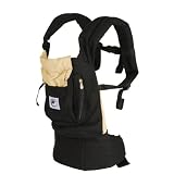 Ergo Baby Carrier Black with Camel Lining ~ ERGObaby