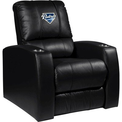 Home Theater Recliner with MLB Logo Panel Team: San Diego Padres