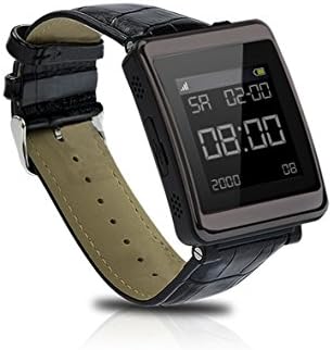 New Arrival GSM & Bluetooth Genuine Leather Wristband P1 Smart Watch Phone MP3 MP4 Touch Screen Camera Smartwatch(Black/Champagne)