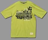 Girbaud - Girbaud "Inner City" Mens T-Shirt, Tee, Lime Green
