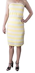 Polyester/Spandex Vertical Stripe  Dress