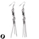 SG Paris Fish Hook Rhodium Argente Earrings Fish Hook Metal the Essential Women Metallic Addict the Essential Z Others