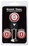 NCAA Ohio State Buckeyes 3 Marker Signature Divot Tool Pack