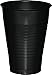 Creative Converting Touch of Color Premium Plastic Cups Party Supplies, 12oz, Black, 20ct