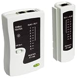Wentronic CAT Netzwerktester f&uuml;r RJ11/12/45 wei&szlig;
