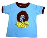 JIMI HENDRIX - Electric Baby - Blue / Chocolate Toddler T-shirt
