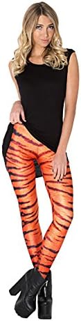 Women's Designed Digital Print Sexy Stretch Leggings(Tiger Stripes)