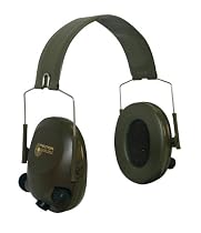 Peltor MT15H67FB Tactical 6-S Slim Line Electronic Headset with Audio Input Jack, Olive Green