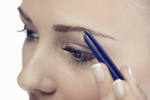 OceanPure Stainless Steel Slant Tip Textured Tweezer
