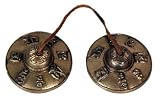 Best 21st 30th 40th 50th 60th Gift Her Him - 3 Tibetan Style Ting Shaw Cast Brass Meditation Bells