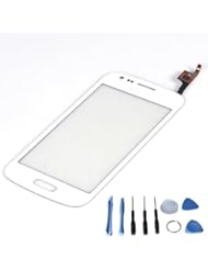 Wireless: Touch Screen Digitizer Glass for Samsung Galaxy Ace 3 S7270 S7272 + Free tools (White) - Generic
