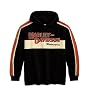 Harley-Davidson� Mens Prestige Hooded Sweatshirt. Patches on sleeves and appliqu� graphics on front. 99047-09VM