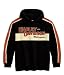 Harley-Davidson&reg; Mens Prestige Hooded Sweatshirt. Patches on sleeves and appliqu&eacute; graphics on front. 99047-09VM