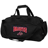 MLB Atlanta Braves Black Domestic Duffel Bag