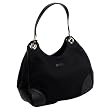 Gucci GG 257265 FWT 2 G Small Black Canvas Shoulder Bag