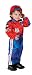 Red and Blue Junior Champion Car Racing Suit  with Embroidered Cap, Size 18 months