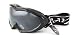 2010 Rayzor Professional UV400 Double Lensed Ski / SnowBoard Goggles, With a Black Frame and an Anti Fog Coated, Smoked Mirrored Anti-Glare Wide Vision Clarity Lens.