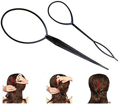 Kissni Topsy Tail Hair Braid Ponytail Maker Styling Pack of 10