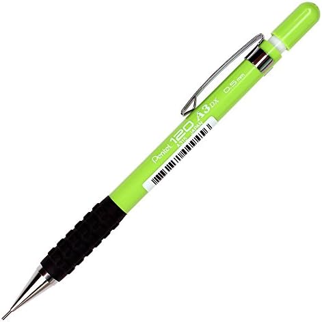 Pentel 120 A3dx A315-0.5mm Automatic Mechanical Pencil for Drafting Rubber Grip (Green)