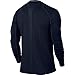 Nike Mens Hypercool Fitted Long Sleeve Shirt - Obsidian, X-Large